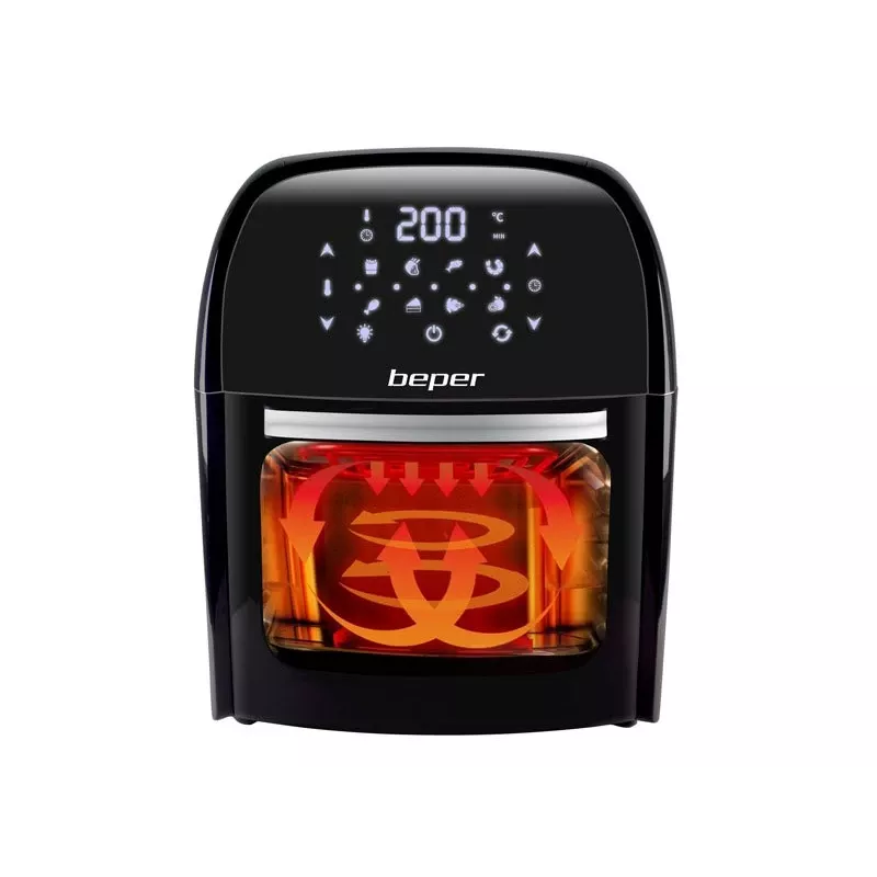 Fritadeira de ar quente Beper P101FRI012 12 L 1800 W Preto