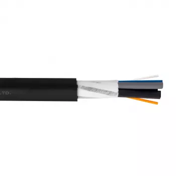 Cabo de carregamento EV Akyga AK-SC-E12 5 x 6 mm² + 2 x 0,75 mm², trifásico, 32 A, 450/750 V, ao metro