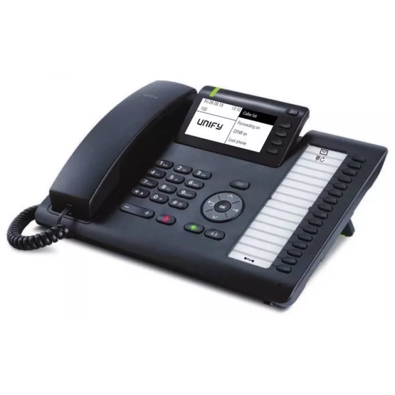 Telefone IP Unify OpenScape DeskPhone CP400T preto TFT
