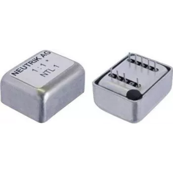 Transformador de áudio NEUTRIK Impedância: 600 Ω, Relação de transformação: 1:1 Conteúdo: 1 unid. (NTL1)