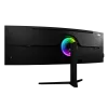 Monitor LED Curvo 49 polegadas Arozzi Nova — 5120 x 1440 Dual QHD, painel VA, 4 ms, hub USB, VESA