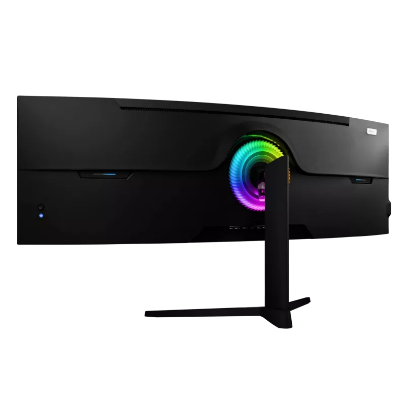 Monitor LED Curvo 49 polegadas Arozzi Nova — 5120 x 1440 Dual QHD, painel VA, 4 ms, hub USB, VESA