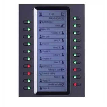 Grandstream Networks GXP2200EXT Módulo de extensão IP Preto 20 teclas