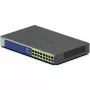 NETGEAR GS516PP Não gerido Gigabit Ethernet (10/100/1000) Power over Ethernet (PoE) azul, cinzento