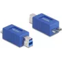 Adaptador de cabo DeLOCK 67215 USB Type-B USB Micro-B azul