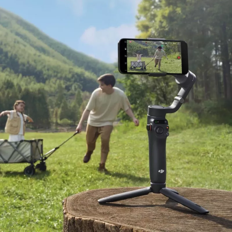 DJI Osmo Mobile 6 estabilizador de câmara de mão motorizado, preto