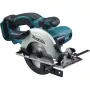 Serra circular manual a bateria DSS501Z, 18 volts (azul/preto, sem bateria e carregador)