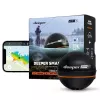 Deeper Smart Sonar PRO+ 2 sonar de pesca lançável, 100/240/675 kHz, profundidade 100 m, Wi-Fi, GPS, até 9 h, preto
