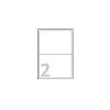 Avery - Etiquetas de endereço - branco - 199,6 x 143,5 mm - 200 etiquetas (100 folhas x 2) (L7168-100)