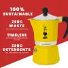 Cafeteira Moka Bialetti Rainbow preto amarelo