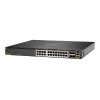 Hewlett Packard Enterprise HPE Aruba 6300M - Switch - L3 - gerido - 24 x 1/2,5/5/10GBase-T + 4 x 1 Gigabit / 10 Gigabit / 25 Gigabit / 50 Gigabit SFP56 (Uplink / Stacking) - Frente