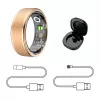 Anel inteligente MANTA SR01GD 62mm OneRing Gold — tamanho 62, acabamento dourado metálico