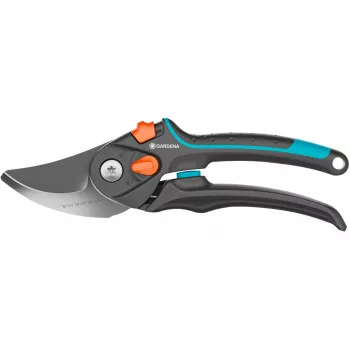 Tesoura de jardim PremiumCut Pro Flex (cinzento/turquesa, bypass, abertura do cabo ajustável sem níveis)