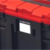Einhell 4540021 E-Case M mala de sistema, caixa de ferramentas, polipropileno, capacidade de carga de 90 kg, preto/vermelho