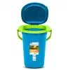 GreenBlue GB320BL sanita portátil de viagem balde assento campismo festival com pega tampa robusto estável 19L