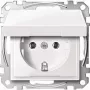 Tomada Merten MEG2311-0325 CEE 7/3 branco, termoplástico, 250 V 16 A