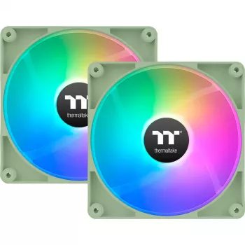 Ventoinha THERMALTAKE CT120 120mm ARGB Sync verde-claro, pack de 2