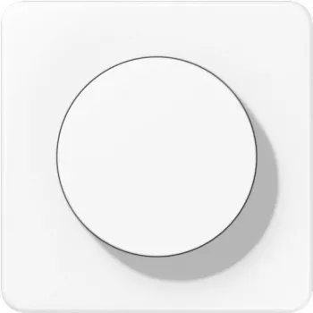 Placa de cobertura com botão rotativo Jung CD 1740 WW Duroplast — modelo CD1740WW