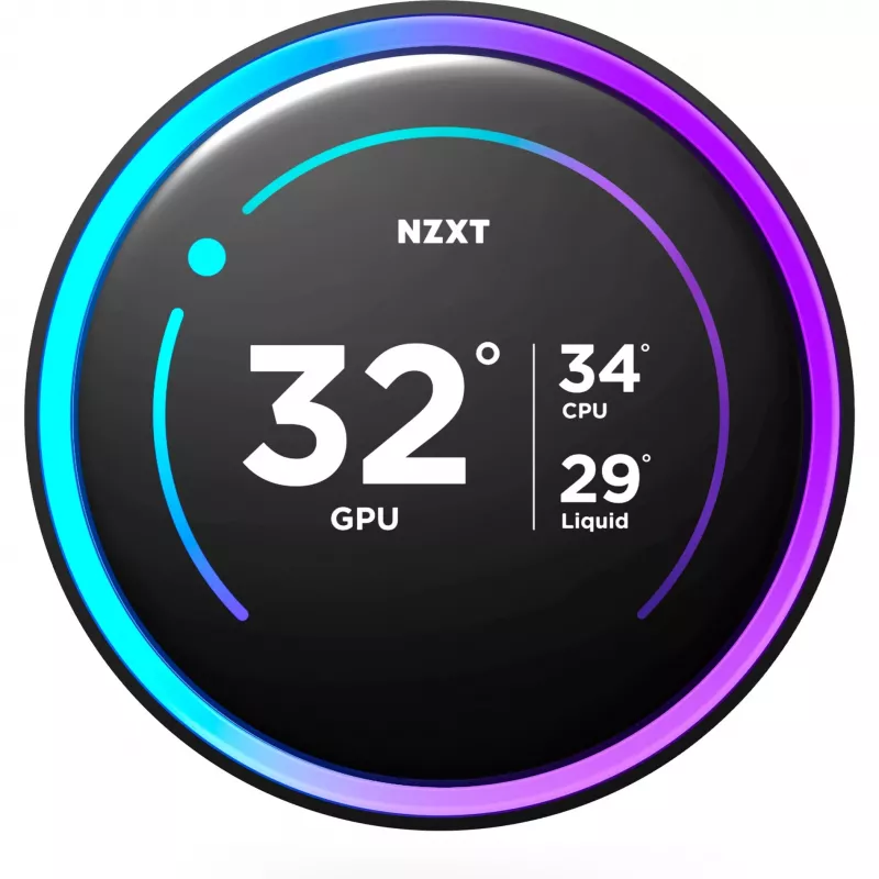 NZXT Kraken Elite 360 RGB Refrigerador líquido tudo-em-um para processador 12 cm preto 1 unidade