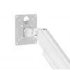 Suporte para monitor Gembird MA-DA1-04-W com fixação à secretária para ecrãs de 17–32 polegadas, VESA 75x75–100x100, carga máx. 10 kg, branco