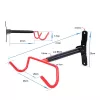 Suporte de bicicleta de parede MACLEAN MC-430, suporte horizontal, suporta até 30 kg, preto