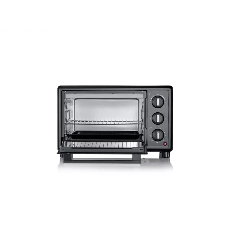 Forno elétrico compacto SEVERIN TO 2078 — 20 L de capacidade, 1600 W, preto, autónomo