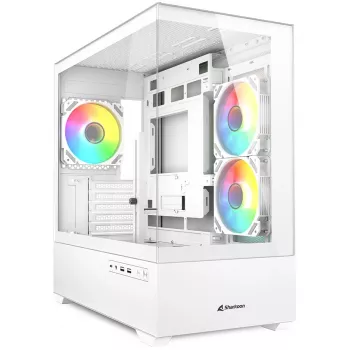 Caixa para PC Sharkoon MK6 RGB Midi Tower branco