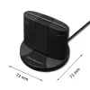 Leitor de cartões inteligentes Qoltec 50632 USB 2.0 preto cabo 1m