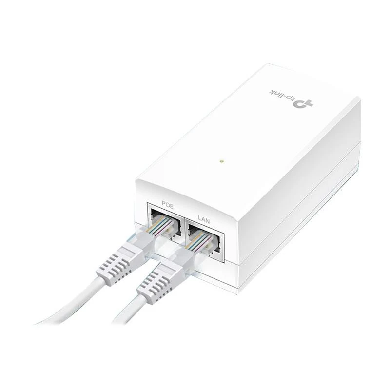 Adaptador PoE passivo TP-Link 24V, Gigabit Ethernet, 10,100,1000 Mbit/s, 10/100/1000, Cat3, Cat4, Cat5, Cat5e, Cat6, branco, 100 m