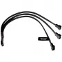 Cabo em Y RGB Alphacool 18680 preto 300 mm