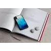 Capa para telemóvel iKins para iPhone XR – lago azul exterior, preto interior