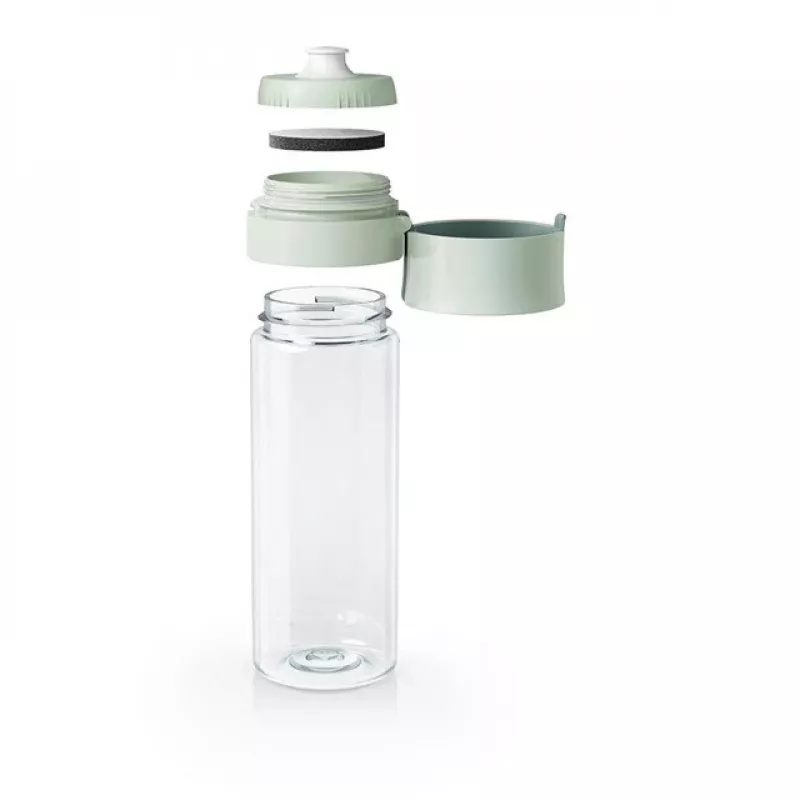 Garrafa com filtro BRITA Vital verde-pastel 600 ml com 5 discos filtrantes MicroDisc (BRITA 1059295)