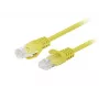 Lanberg PCU6-20CC-0150-Y Cabo patch Cat.6 UTP, 1,5 m, Amarelo, pack de 10