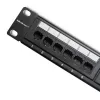Patch panel RACK 24 portas, Cat.6 UTP