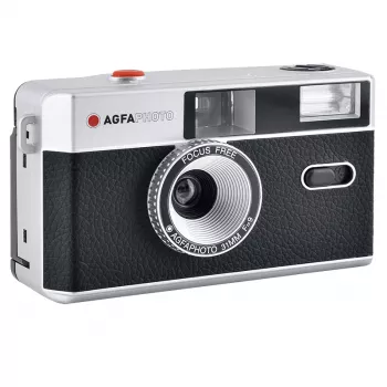 Máquina fotográfica AgfaPhoto 603000 Máquina fotográfica compacta 35 mm Preto – Prateado (603000)