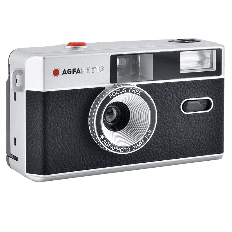 Máquina fotográfica AgfaPhoto 603000 Máquina fotográfica compacta 35 mm Preto – Prateado (603000)