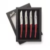 Berkel Conjunto de facas de bife 4 peças cor vermelha