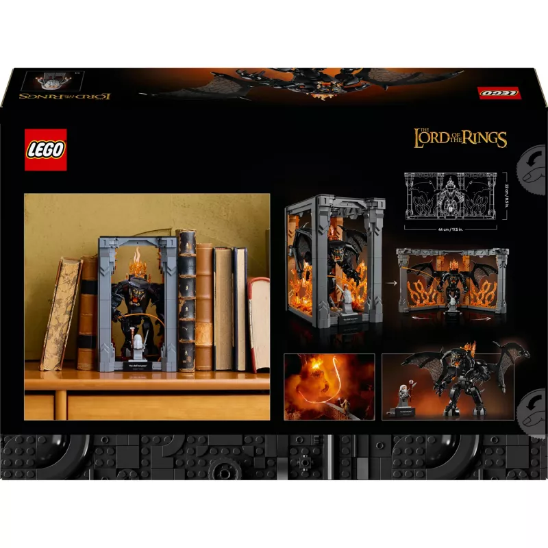 LEGO ICONS 10367 O Senhor dos Anéis: Balrog Book Nook