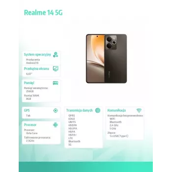 Smartphone realme 14 5G 6,67
