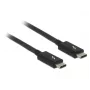 Cabo Thunderbolt DeLOCK 84845 1 m 20 Gbit/s preto