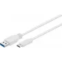 Wentronic Goobay cabo USB 3.0 SuperSpeed > USB-C™, 0,2 m - ficha USB 3.0 (Type-A) > ficha USB-C (67189)