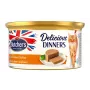 Comida húmida para gatos mousse butcher's BUTCHER'S Delicious Dinners com frango e peru, 85 g, sem cereais, sem glúten