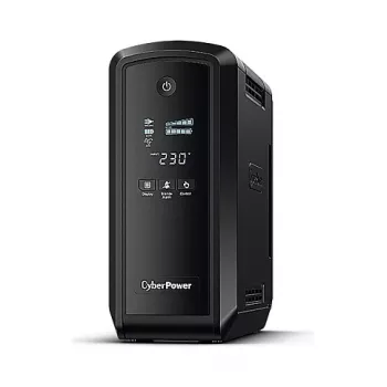 Fonte de alimentação ininterrupta (UPS) CyberPower CP900EIPFCLCD Line-Interactive 0,9 kVA 540 W 6 saídas AC