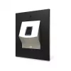 Leitor de impressões digitais 2N 916031 preto-níquel