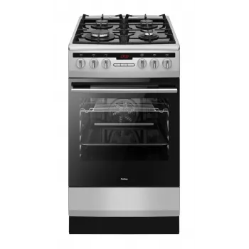 Placa de cozinha AMICA 57GcES3.33HZpTaA(Xx) PIZZA, 3 zonas de cozinha, controlo tátil, classe de eficiência energética A