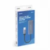 Adaptador de interface de rede SAVIO AK-83 USB Type-A para ficha RJ-45, 5 Gbit/s, preto