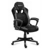 Cadeira gaming Huzaro FORCE 2.5 cinzenta MESH, assento em rede, preta, cinzenta