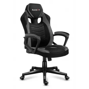 Cadeira gaming Huzaro FORCE 2.5 cinzenta MESH, assento em rede, preta, cinzenta