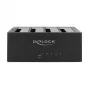 Docking station DeLOCK USB Type-C para 4 x SATA HDD / SSD - Docking station HDD compartimentos: 4 - 2.5 / 3.5 partilhados (6,4 cm/8,9 cm partilhados)