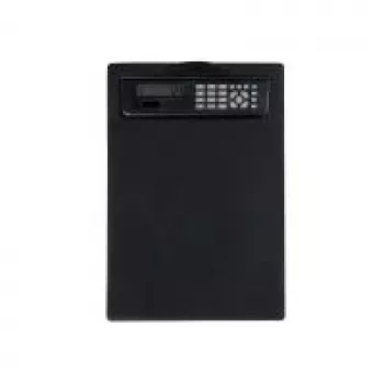 MAUL Prancheta A4 com calculadora e caixa Calculadora simples Preta (23254-90)